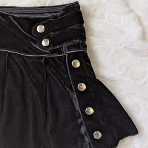 Black Velvet Micro Mini